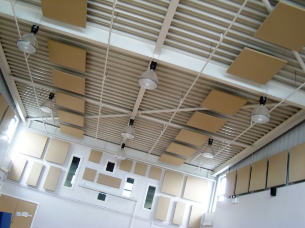 School Hall with Sonata Vario Acoustic Treatment In Place