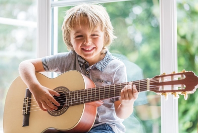 Boy Playing Guitar