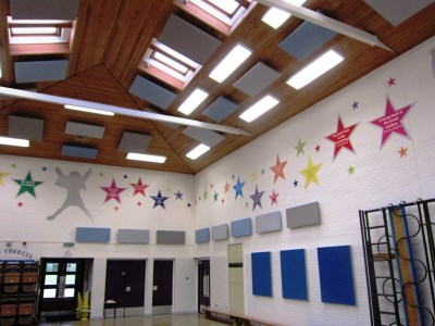 Sonata sound absorption panels in a public sector building