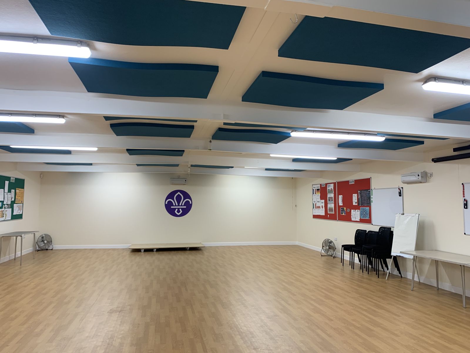 Sonata Acoustic Panels in Scout Hall