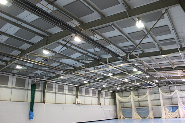 Acoustic Absorption in sports hall